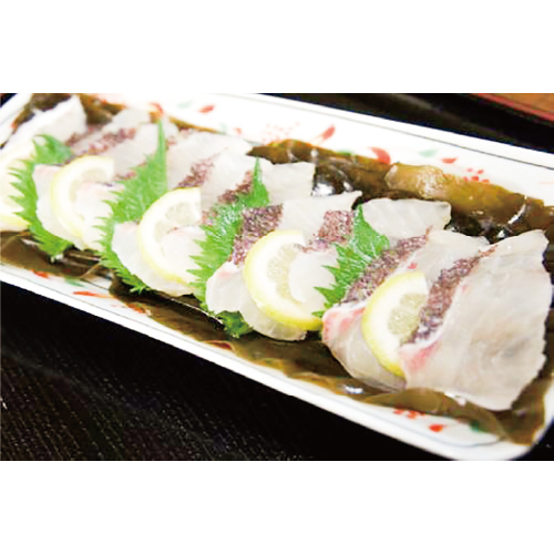 ゆめしまタイの昆布じめ【1尾】